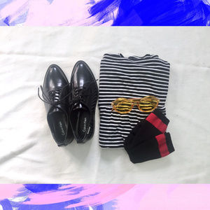 🌟Black&White Striped Mini Dress🌟